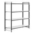 Cambro Camshelving Elements 4-Shelf Solid Starter Shelving Unit – Speckled Gray