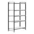 Cambro Camshelving Elements 5-Shelf Vented/Solid Starter Shelving Unit – Speckled Gray