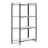Cambro Camshelving Elements 4-Shelf Vented/Solid Starter Shelving Unit – Speckled Gray