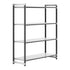 Cambro Camshelving Elements 4-Shelf Solid Starter Shelving Unit – Speckled Gray