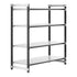 Cambro Camshelving Elements 4-Shelf Solid Starter Shelving Unit – Speckled Gray
