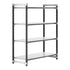 Cambro Camshelving Elements 4-Shelf Solid Starter Shelving Unit – Speckled Gray