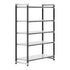 Cambro Camshelving Elements 5-Shelf Solid Starter Shelving Unit – Speckled Gray