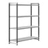 Cambro Camshelving Elements 4-Shelf Vented Starter Shelving Unit – Speckled Gray