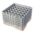 Cambro Camrack® Customizable  36-Compartment 10-1/8" Glass Rack