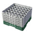Cambro Camrack® Customizable  36-Compartment 10-1/8" Glass Rack