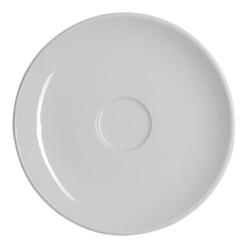 Ariane Vital Coupe Round Porcelain Rimless Coupe Cup Saucer  ( Case Of 12 )