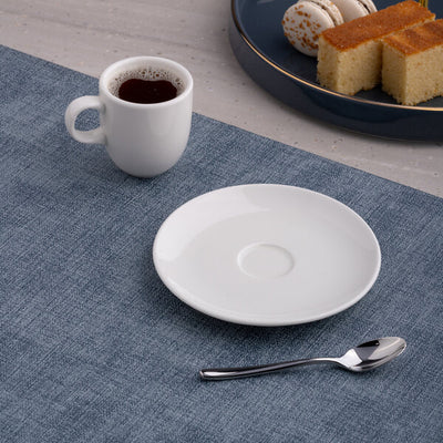 Ariane Vital Coupe Round Porcelain Rimless Coupe Cup Saucer  ( Case Of 12 )