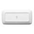 Ariane Twister Red Rectangular Coupe Porcelain Plate ( Case Of 6 )