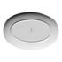 Ariane Twister Red 12 3/5" Oval Coupe Porcelain Plate ( Case Of 6 )