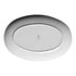 Ariane Twister Red 10 1/4" Red Oval Coupe Porcelain Plate ( Case Of 12 )