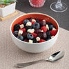 Ariane Twister Red 6" Two-Tone Round Porcelain Bowl ( Case Of 6 )