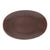Ariane Twister Mokka Oval Coupe Porcelain Plate ( Case Of 6 )