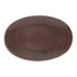 Ariane Twister Mokka Oval Coupe Porcelain Plate ( Case Of 6 )