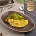 Ariane Twister Mokka Oval Coupe Porcelain Plate ( Case Of 6 )