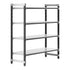Cambro Camshelving Elements 4-Shelf Solid Starter Shelving Unit – Speckled Gray