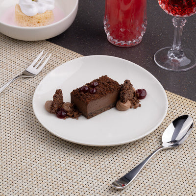 Ariane Vital Coupe Round Slanted Porcelain Coupe Flat Plate ( Case Of 6 )