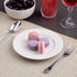 Ariane  Orba Round Embossed Wide Rim Flat Porcelain Plate ( Case Of 12 )