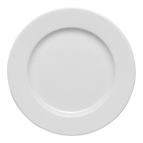 Ariane Orba Round Embossed Wide Rim Flat Porcelain Plate ( Case Of 12 )