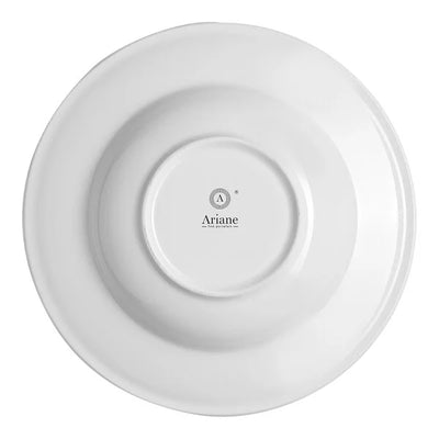 Ariane Eclipse 11 4/5" Round Embossed Wide Rim Deep Porcelain Plate ( Case Of 6 )