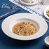 Ariane Eclipse 11 4/5" Round Embossed Wide Rim Deep Porcelain Plate ( Case Of 6 )
