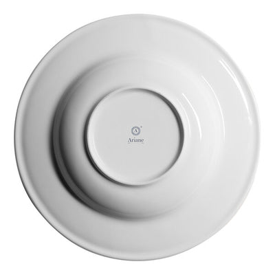 Ariane Orba 10 1/4" Round Embossed Wide Rim Porcelain Deep Plate ( Case Of 6 )