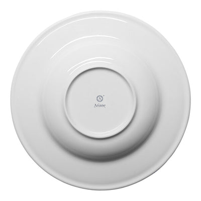Ariane Twister Blue 10 1/4" Round Wide Rim Porcelain Deep Plate ( Case Of 6 )