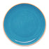 Ariane Twister Blue Round Rimless Coupe Porcelain Plate ( Case Of 6 )