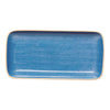 Ariane Twister Blue Rectangular Coupe Porcelain Plate ( Case Of 6 )