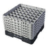 Cambro Camrack® Customizable 49-Compartment 11 3/4" Glass Rack