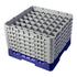 Cambro Camrack® Customizable 49-Compartment 11 3/4" Glass Rack