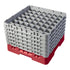 Cambro Camrack® Customizable 49-Compartment 11 3/4" Glass Rack