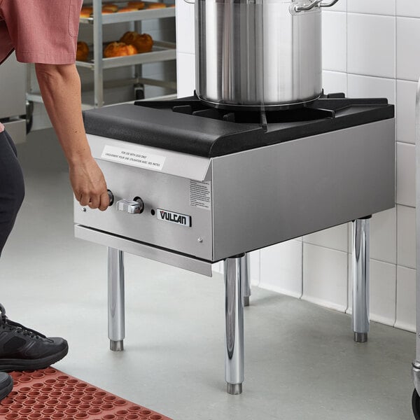 Vulcan VSP100-1 Natural Gas Stock Pot Range - 110,000 BTU