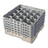 Cambro Camrack 20 Compartment Glass Rack with 10 1/8 Inch Compartments ( Case of 2 )