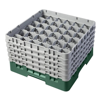 Cambro Camrack 36 Compartment Glass Rack with 10 3/4 Inch Compartments ( Case of 2 )