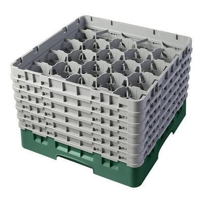 Cambro Camrack 20 Compartment Glass Rack with 11 3/4 Inch Compartments ( Case of 2 )