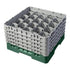 Cambro Camrack 20 Compartment Glass Rack with 10 1/8 Inch Compartments ( Case of 2 )