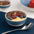 Ariane Twister Blue 5 1/2" Two-Tone Round Porcelain Bowl ( Case Of 8 )