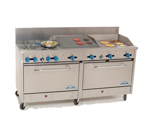 Comstock-Castle, 2F330-24-2RB, Range, 72" Restaurant, Gas