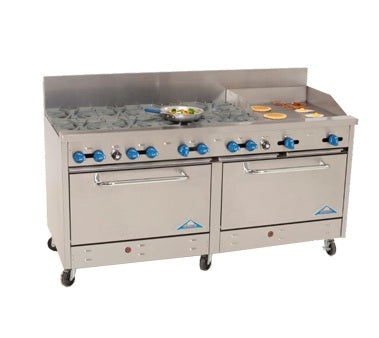 Comstock-Castle, 2F330-36, Range, 72", 6 Burners, 36" Griddle