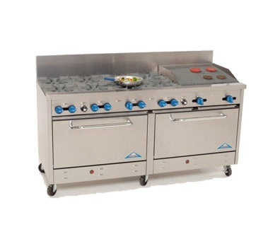 Comstock-Castle, 2F330-2RB, Range, 72" Restaurant, Gas