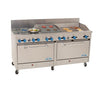 Comstock-Castle, 2F330-30-1.5RB, Range, 72" Restaurant, Gas