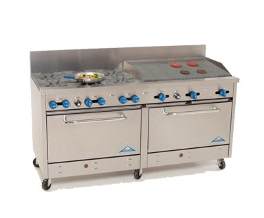 Comstock-Castle, 2F330-3RB, Range, 72" Restaurant, Gas