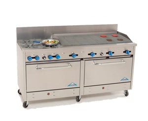Comstock-Castle, 2F330-6RB, Range, 72" Restaurant, Gas