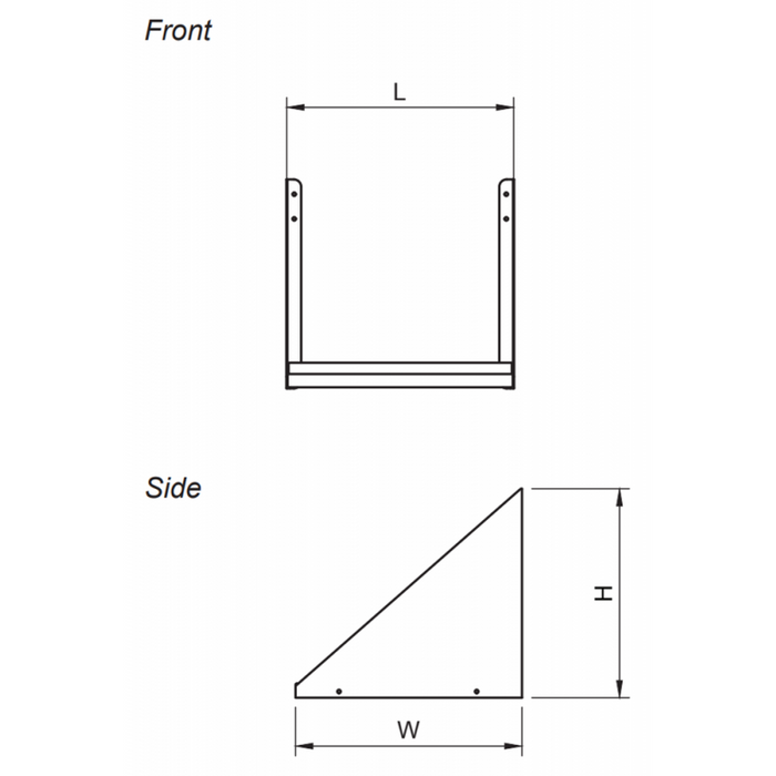 GSW Microwave Oven Wall Shelf