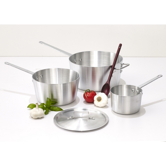Aluminum Saucepan with Solid Metal Handle by Winco