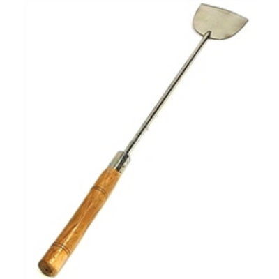 S.S. MIXING PADDLE/ PALTA WITH WOODEN HANDLE,  Available in 15, 20, 25,30,35, 40, 45 & 50" length