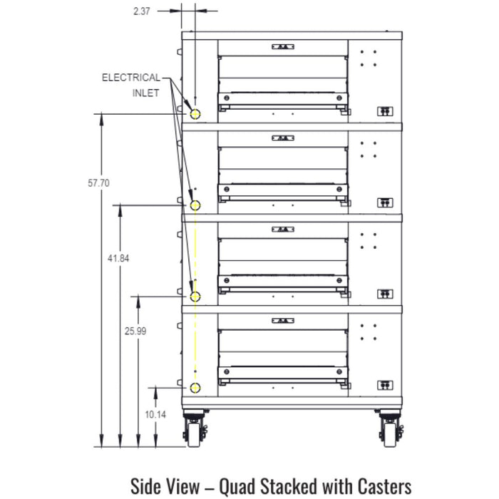 Middleby Marshall DZ33T CTX Electric Infrared Conveyor Oven - Single/Double/Triple/Quad Stack options Available