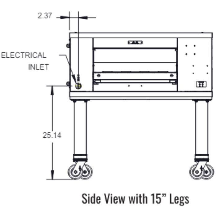 Middleby Marshall DZ55T CTX Electric Infrared Conveyor Oven - Single/Double/Triple/Quad Stack options Available