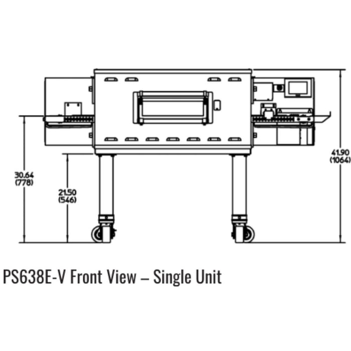 Middleby Marshall PS638E-V Electric Ventless Conveyor Oven - Single/Double Stack options Available